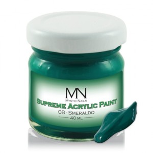 MYSTIC NAILS Supreme Akrilna boja - no.08. Smeraldo - 40 ml