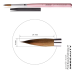 2M BEAUTY BLACK ČETKICA ZA AKRIL KOLINSKY #7