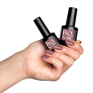 BO NAILS Gel lak za nokte  004 "Fire" Crveni - 7 ml