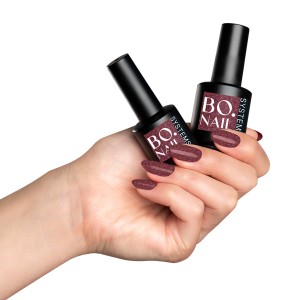 BO NAILS Gel lak za nokte  022 "So Hot" Bordo - 7 ml