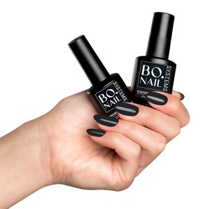 BO NAILS Gel lak za nokte 145 "Graphite" Crni - 7 ml BO NAILS Gel lak za nokte 145 "Graphite" Crni - 7 ml