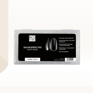BO NAILS Speed tipse za nadogradnju "Short Round" 552 kom BO NAILS Speed tipse za nadogradnju "Short Round" 552 kom