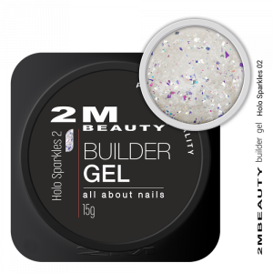 2M BEAUTY HOLO SPARKLES 02 - BUILDER GEL 15g 2M BEAUTY HOLO SPARKLES 02 - BUILDER GEL 15g