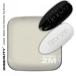 2M BEAUTY GEL LACK - MASTER COOL SHIMMER TOP BRONZE 13ml 2M BEAUTY GEL LACK - MASTER COOL SHIMMER TOP BRONZE 13ml
