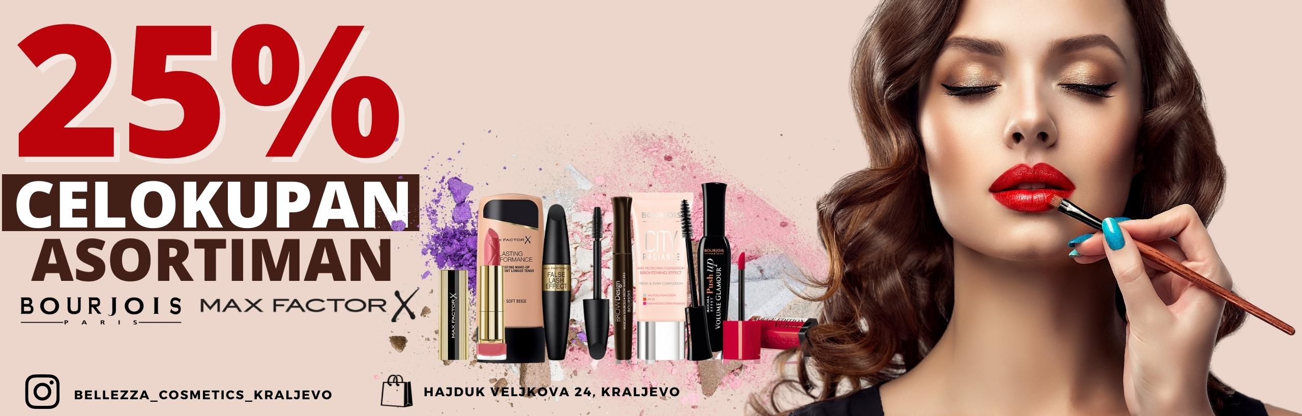 MaxFactor i Bourjois popust