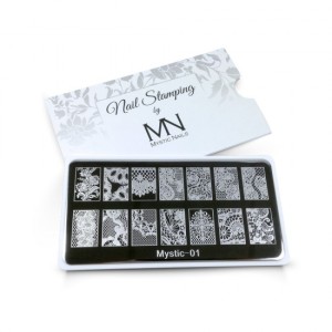 MYSTIC NAILS Šablon za pečate - 01. MYSTIC NAILS Šablon za pečate - 01.