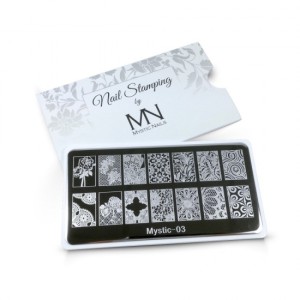 MYSTIC NAILS Šablon za pečate - 03. MYSTIC NAILS Šablon za pečate - 03.