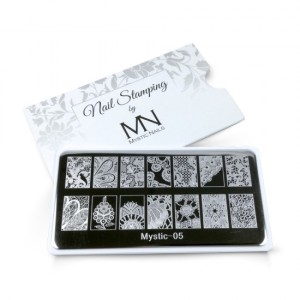 MYSTIC NAILS Šablon za pečate - 05. MYSTIC NAILS Šablon za pečate - 05.