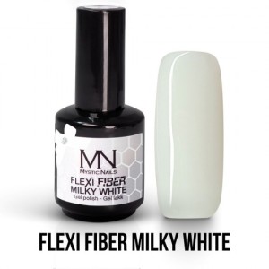 MYSTIC NAILS Flexi Fiber Milky White Gel-Lak 12 ml MYSTIC NAILS Flexi Fiber Milky White Gel-Lak 12 ml