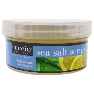 CUCCIO SEA SALT SCRUB Aloe Vera & Limeta (MEDIUM SALTS) 553 g