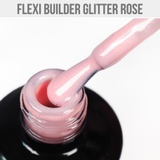 MYSTIC NAILS Flexi Builder Glitter Rose Gel-Lak 12 ml