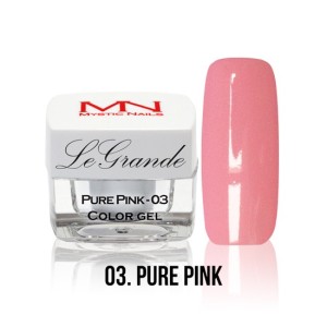 MYSTIC NAILS LEGRANDE color gel - no.03. - Pure Pink - 4 g MYSTIC NAILS LEGRANDE color gel - no.03. - Pure Pink - 4 g