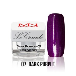 MYSTIC NAILS LEGRANDE color gel - no.07. - Dark Purple - 4 g MYSTIC NAILS LEGRANDE color gel - no.07. - Dark Purple - 4 g