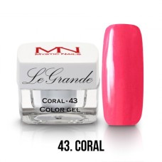MYSTIC NAILS LEGRANDE color gel - no.43. - Coral - 4g