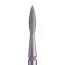 STALEKS EXPERT Dijamantski nastavak za el.turpiju plamen, crveni 2.1mm/8mm 6/1