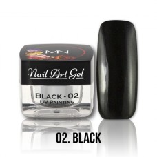 MYSTIC NAILS UV Painting Nail Art Gel - Ice Cream - Black - 4g