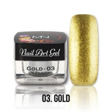 MYSTIC NAILS UV Painting Nail Art Gel - Ice Cream - Gold - 4g