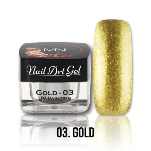 MYSTIC NAILS UV Painting Nail Art Gel - Ice Cream - Gold - 4g MYSTIC NAILS UV Painting Nail Art Gel - Ice Cream - Gold - 4g