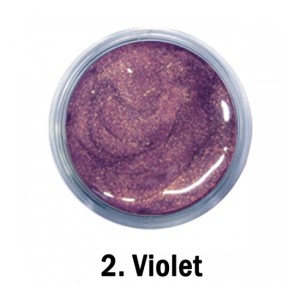 MYSTIC NAILS Akrilna boja - br.02. - Violet - Metalik boja