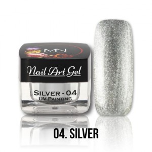 MYSTIC NAILS UV Painting Nail Art Gel - Ice Cream - Silver - 4g