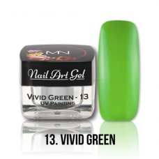 MYSTIC NAILS UV Painting Nail Art Gel - 13 - Vivid Green - 4g