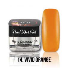 MYSTIC NAILS UV Painting Nail Art Gel - 14 - Vivid Orange - 4g
