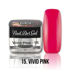 MYSTIC NAILS UV Painting Nail Art Gel - 15 - Vivid Pink - 4g
