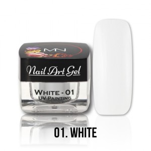 MYSTIC NAILS UV Painting Nail Art Gel - Ice Cream - White - 4g