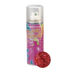 COMAIR Gliter sprej za kosu crveni 125ml