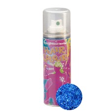 COMAIR Gliter sprej za kosu plavi 125ml