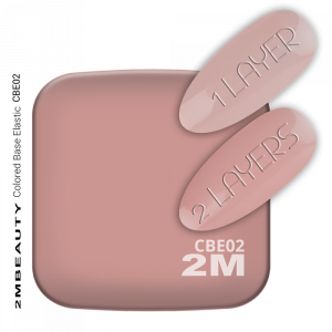 2M BEAUTY w GEL LAK - COLORED BASE ELASTIC CBE02 13ml 2M BEAUTY w GEL LAK - COLORED BASE ELASTIC CBE02 13ml