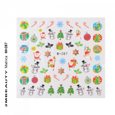 2M BEAUTY  NALEPNICA - CHRISTMAS M+287