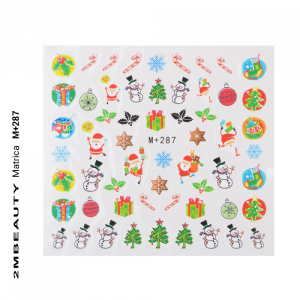 2M BEAUTY  NALEPNICA - CHRISTMAS M+287