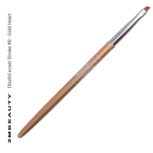 2M BEAUTY GOLD BEAUTY ČETKICA ZA UKRAŠAVANJE  zlatne STROKE #0
