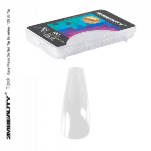 2M BEAUTY  EASY PRESS ON NAIL TIP BALERINA - 120 KOM.