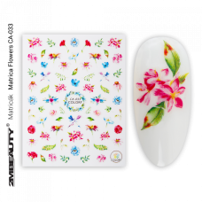 2M BEAUTY  NALEPNICA - FLOWERS CA-033