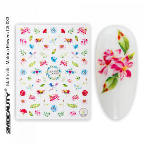 2M BEAUTY  NALEPNICA - FLOWERS CA-033
