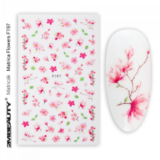 2M BEAUTY  NALEPNICA - FLOWERS F197