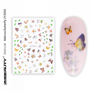 2M BEAUTY  NALEPNICA - BUTTERFLY ZY2003