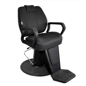 ALPEDA Frizerska stolica Muška Berberska Crna - Black Edition