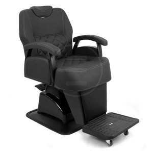 ALPEDA Barber Stolica Muška Frizerska Crna - Black Edition Hercules
