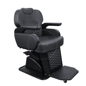 ALPEDA Frizerska stolica Muška Berberska Crna - Boss Black Edition