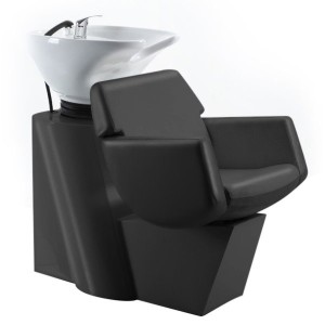 BELATRIX Šamponjera sa stolicom Crni - Verona BELATRIX Šamponjera sa stolicom Crni - Verona