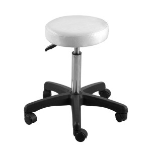 BELATRIX Pomoćna Stolica Eva Pvc Noga - Bela
