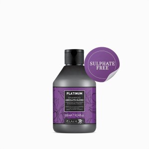 BLACK PROFESSIONAL Šampon protiv žutih tonova bez sulfata PLATINUM NO YELLOW - 300 ml
