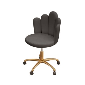 COMMODO pomoćna stolica s naslonom - ZLATNO CRNA COMMODO pomoćna stolica s naslonom - ZLATNO CRNA