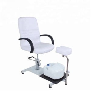 DONATO Stolica za pedikuru Hidraulična sa kadom Bela - Elegans 2