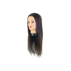 EUROSTIL Glava za trening prirodna kosa 45-50 cm 0603