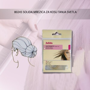 COMAIR Solida mrežica za kosu tanja svetla