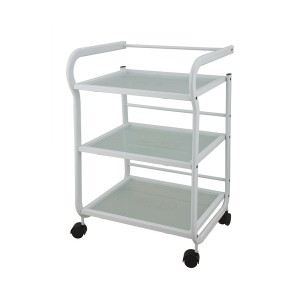 SILVER FOX Kozmetička Kolica Bela - Deny